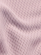 Technosport Crew Neck Tshirt (Honey Comb Fabric) - OR10 - DUSTY PINK