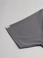 Technosport Crew Neck Tshirt (Honey Comb Fabric) - OR10 - IRON GREY