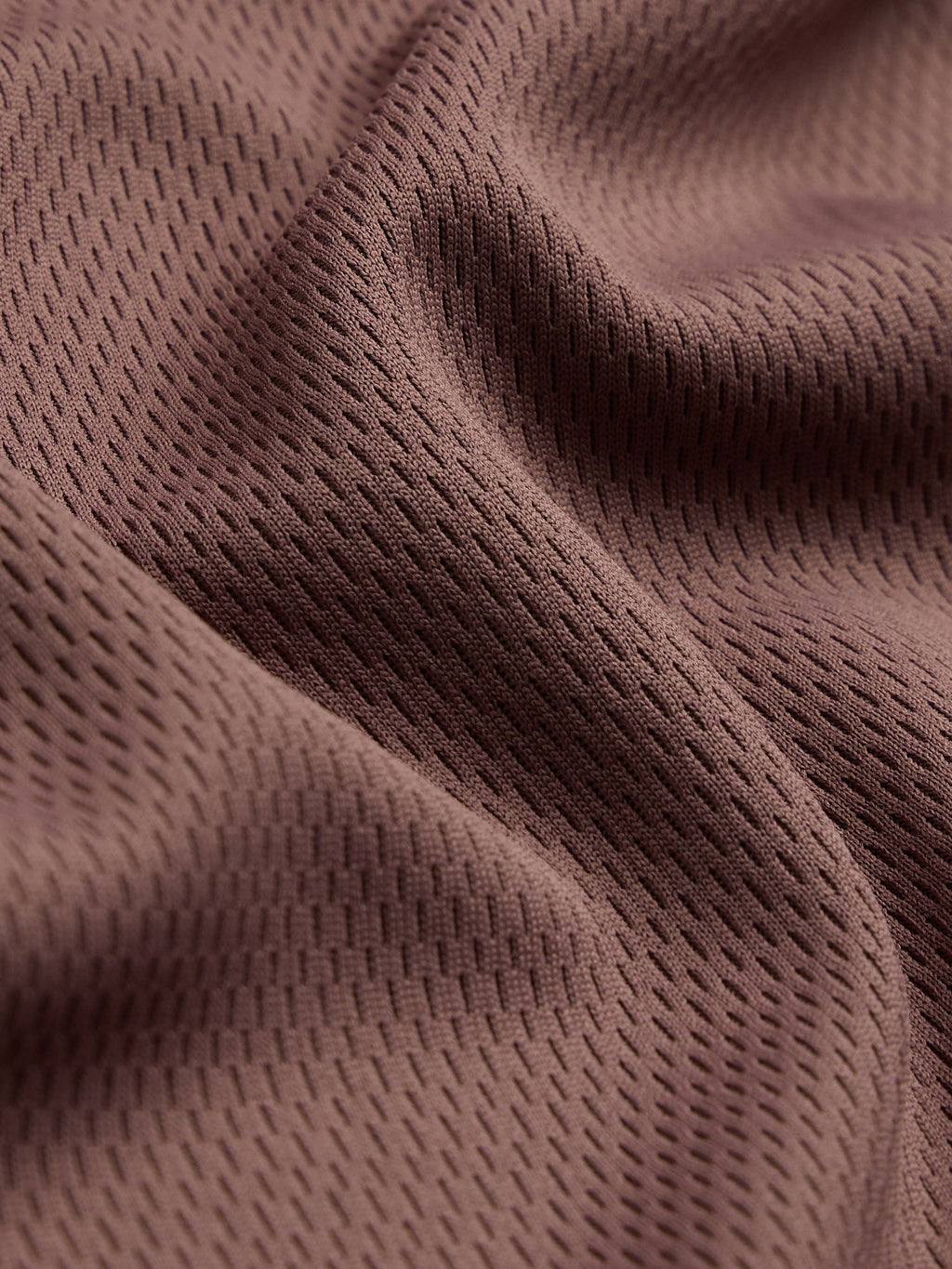 Technosport Crew Neck Tshirt (Honey Comb Fabric) - OR10 - MARSALA