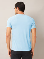 Technosport Crew Neck Tshirt (Honey Comb Fabric) - OR10 - OMPHALODES