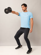 Technosport Crew Neck Tshirt (Honey Comb Fabric) - OR10 - OMPHALODES