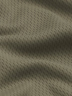 Technosport Crew Neck Tshirt (Honey Comb Fabric) - OR10 - SMOKEY OLIVE