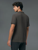 Technosport Collar Neck Tshirt (Matpiq) - OR11 - BLACK
