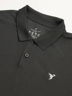 Technosport Collar Neck Tshirt (Matpiq) - OR11 - BLACK