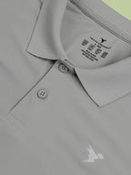 Technosport Collar Neck Tshirt (Matpiq) - OR11 - LT GREY B