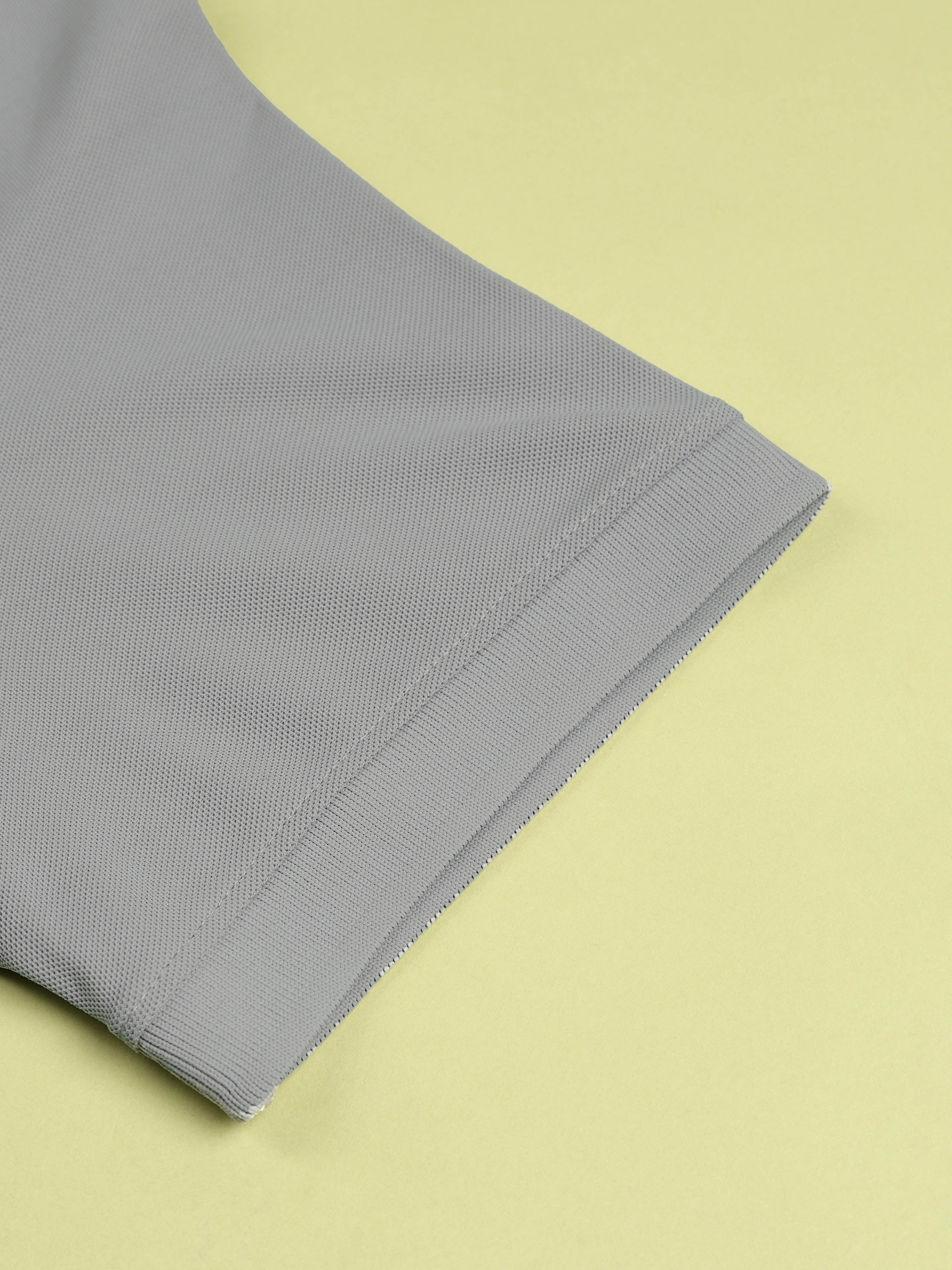 Technosport Collar Neck Tshirt (Matpiq) - OR11 - LT GREY B