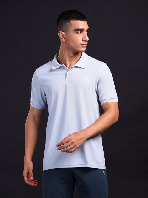 Technosport Collar Neck Tshirt (Matpiq) - OR11 - MIDNIGHT BLUE B