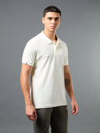 Technosport Collar Neck Tshirt (Matpiq) - OR11 - OFF WHITE B