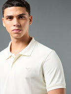 Technosport Collar Neck Tshirt (Matpiq) - OR11 - OFF WHITE B