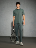 Technosport Collar Neck Tshirt (Matpiq) - OR11 - TREKKING GREEN