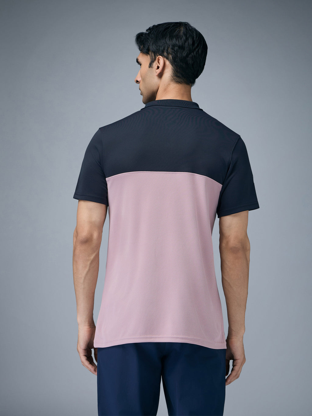 Technosport Collar Neck Tshirt (Techno Cool) - OR13 - DUSTY PINK