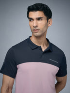 Technosport Collar Neck Tshirt (Techno Cool) - OR13 - DUSTY PINK