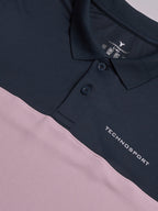 Technosport Collar Neck Tshirt (Techno Cool) - OR13 - DUSTY PINK