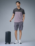 Technosport Collar Neck Tshirt (Techno Cool) - OR13 - GRAY RIDGE