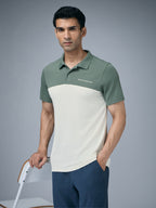 Technosport Collar Neck Tshirt (Techno Cool) - OR13 - OFF WHITE
