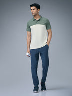 Technosport Collar Neck Tshirt (Techno Cool) - OR13 - OFF WHITE