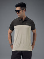 Technosport Collar Neck Tshirt (Techno Cool) - OR13 - OYSTER GRAY