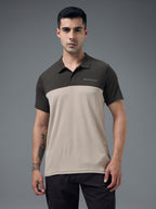Technosport Collar Neck Tshirt (Techno Cool) - OR13 - OYSTER GRAY