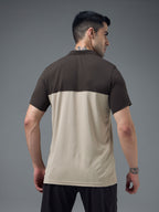 Technosport Collar Neck Tshirt (Techno Cool) - OR13 - OYSTER GRAY