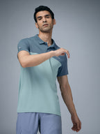 Technosport Collar Neck Tshirt (Techno Cool) - OR13 - ULTIMATE GRAY
