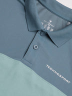 Technosport Collar Neck Tshirt (Techno Cool) - OR13 - ULTIMATE GRAY