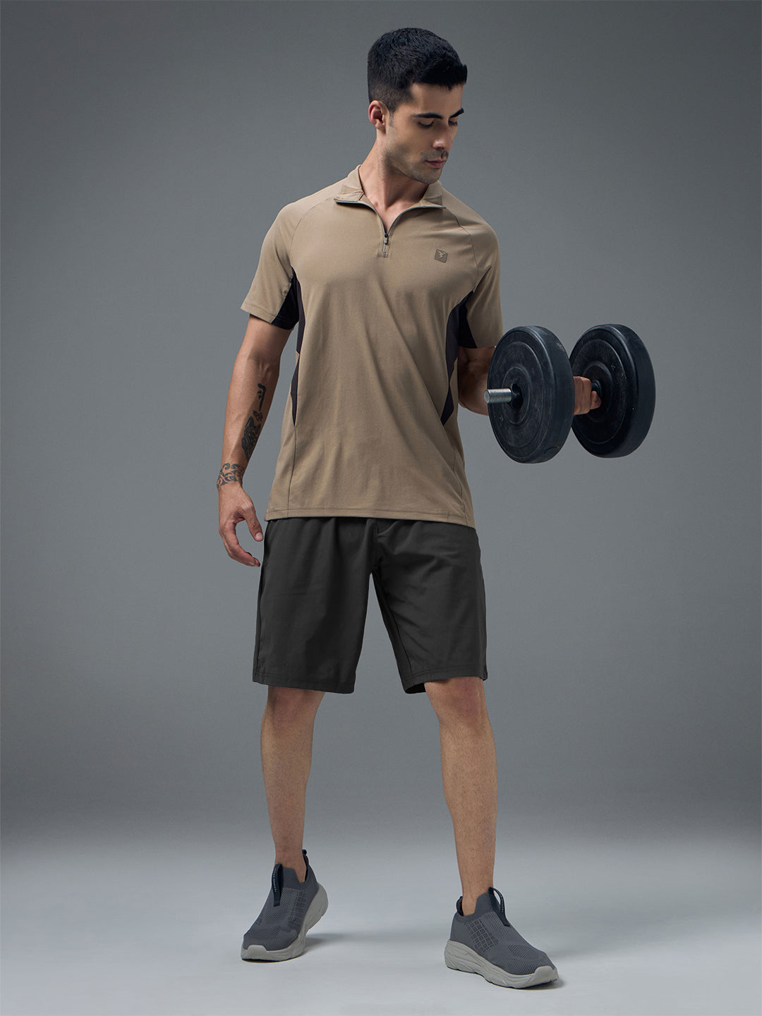 Technosport Men Shorts - OR206 - BLACK