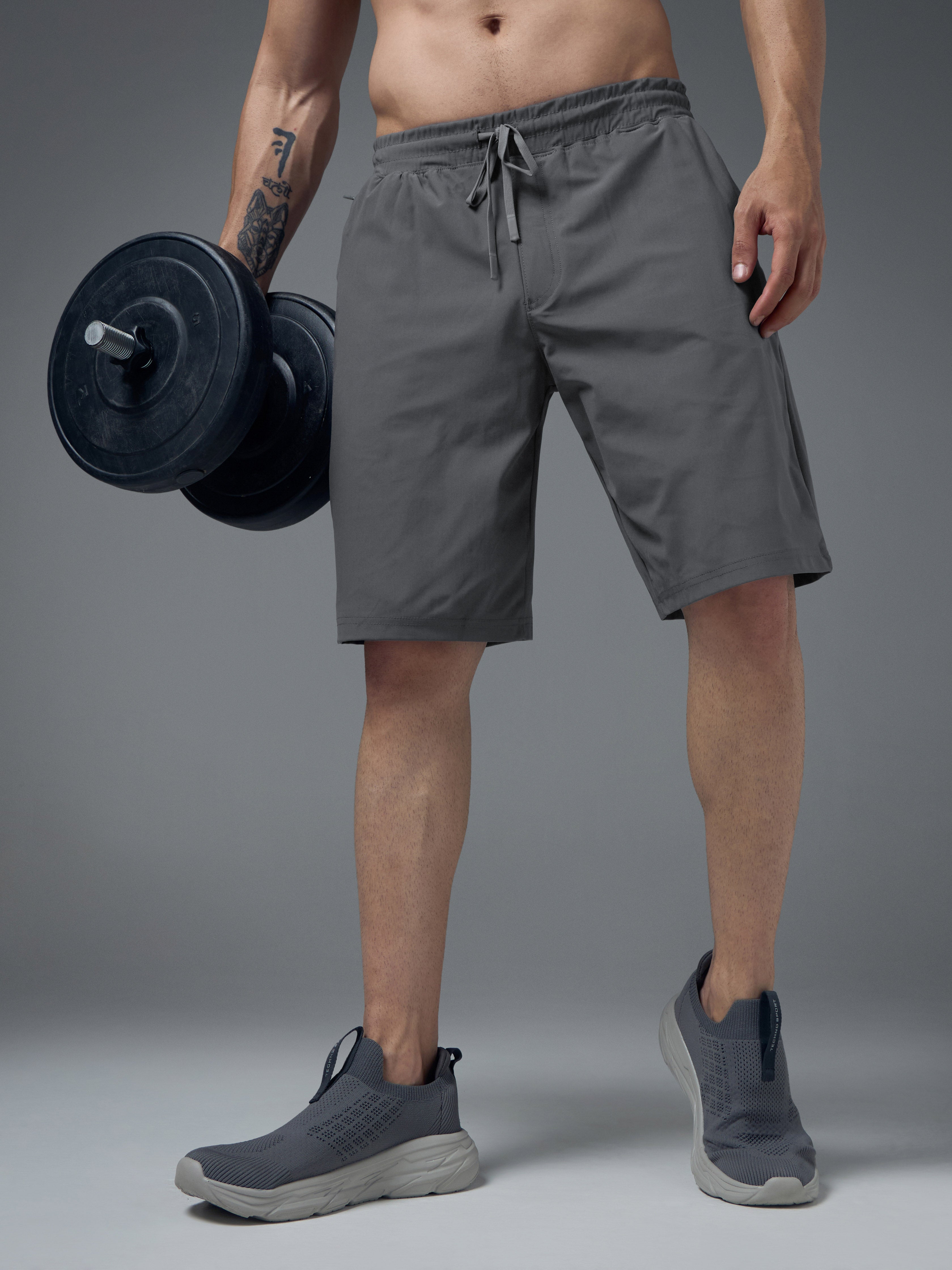 Technosport Men Shorts - OR206 - IRON GREY