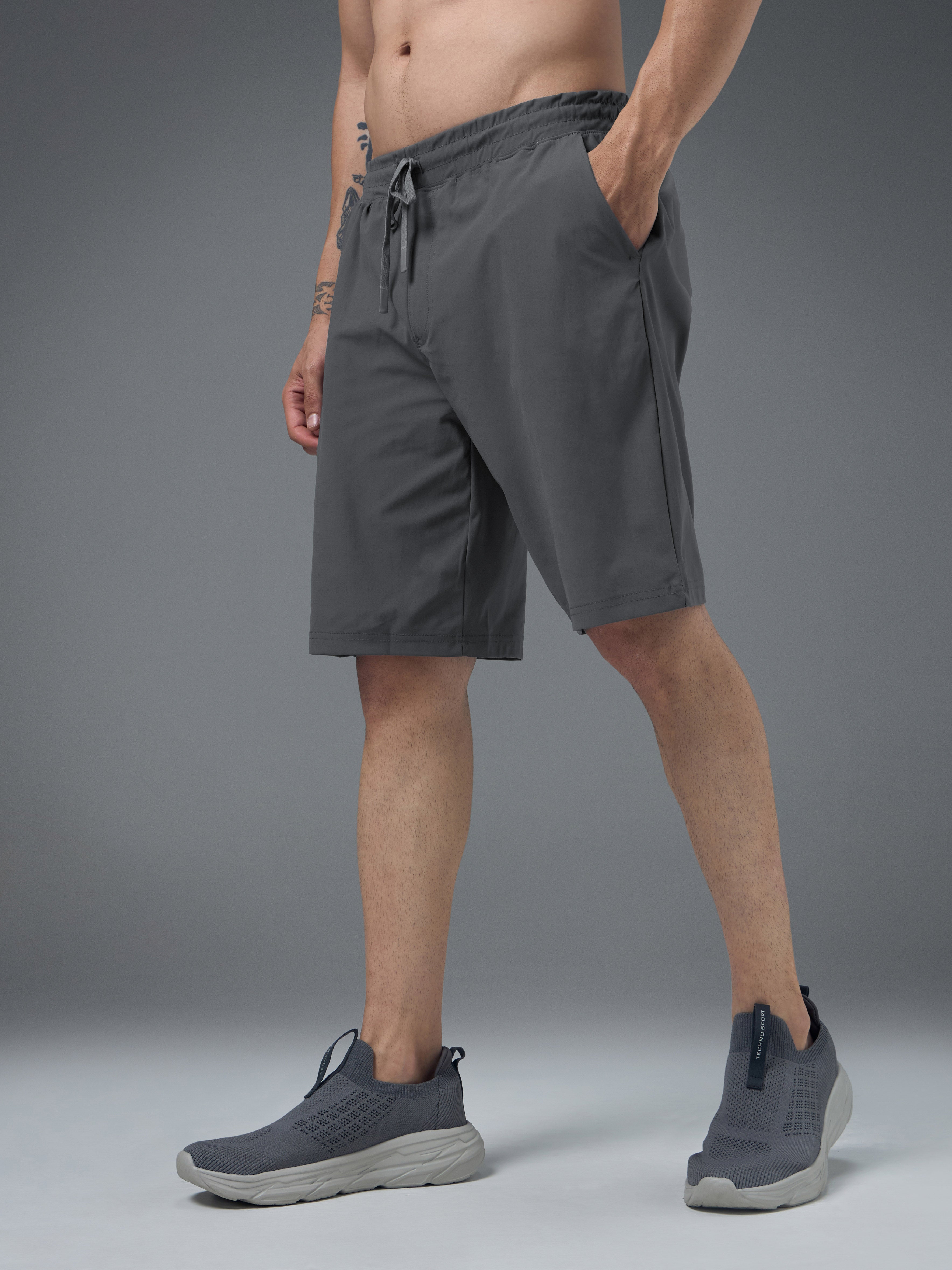 Technosport Men Shorts - OR206 - IRON GREY