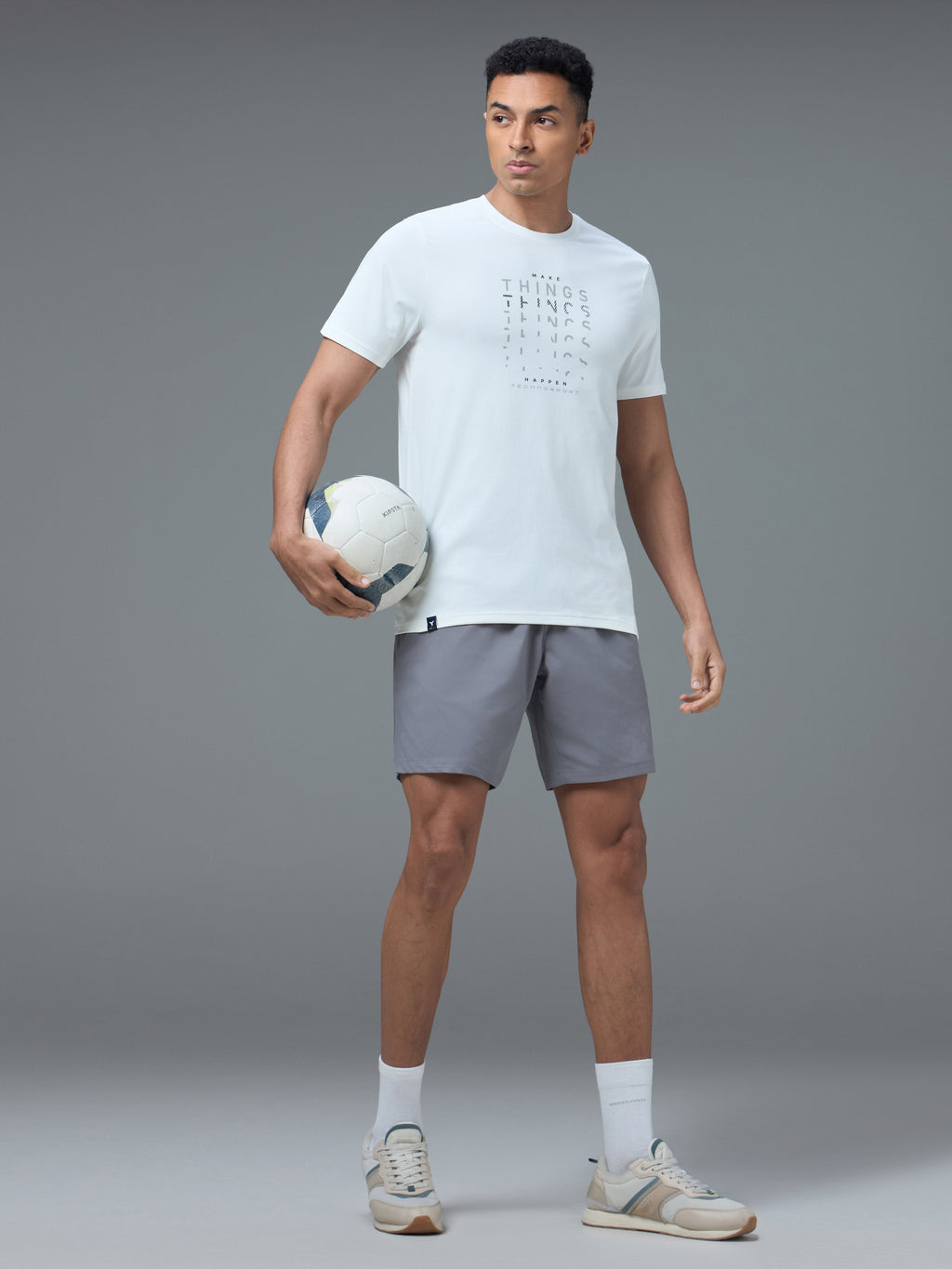 Technosport Men Shorts - OR226 - LT GREY