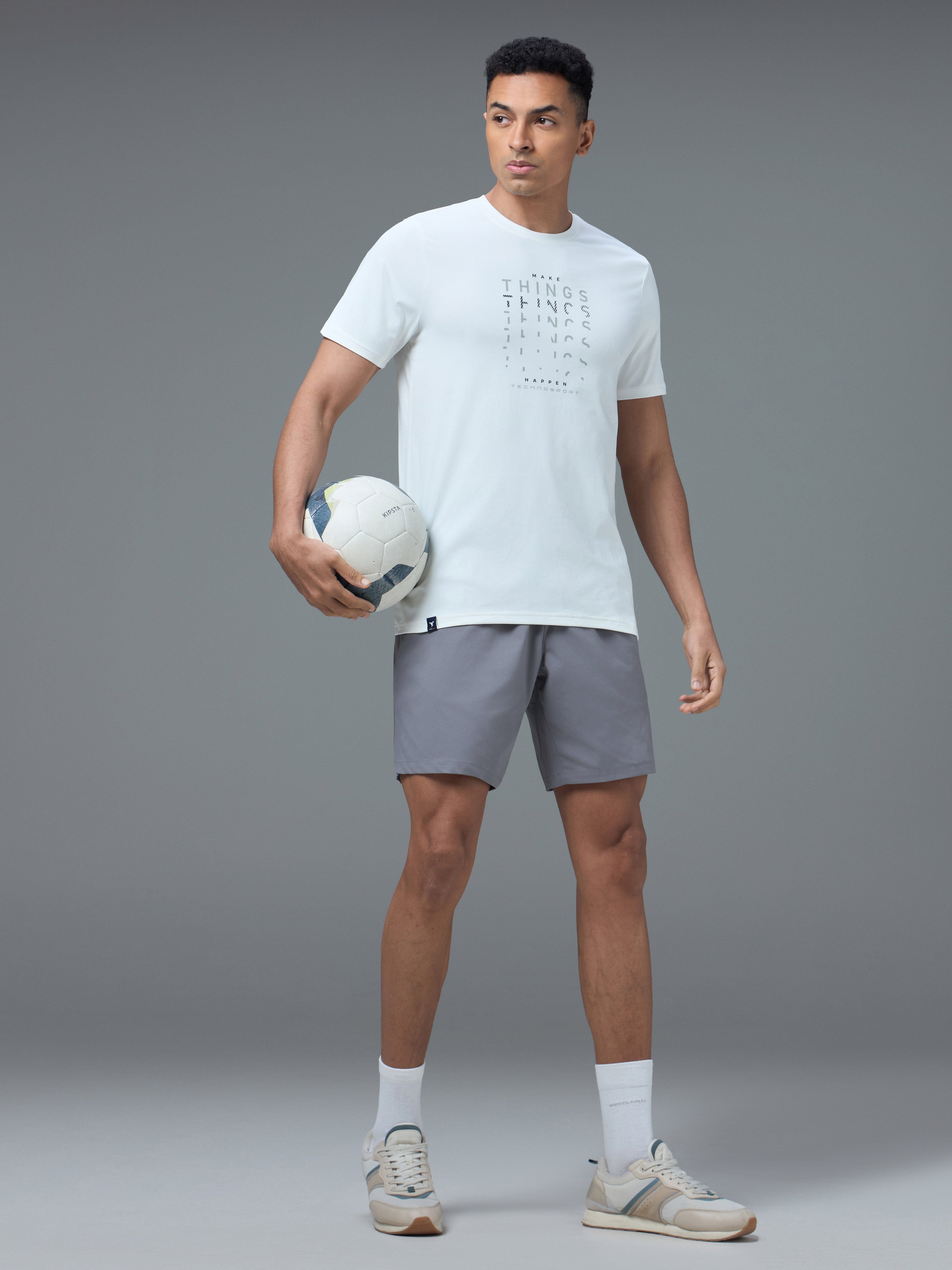 Technosport Men Shorts - OR226 - LT GREY