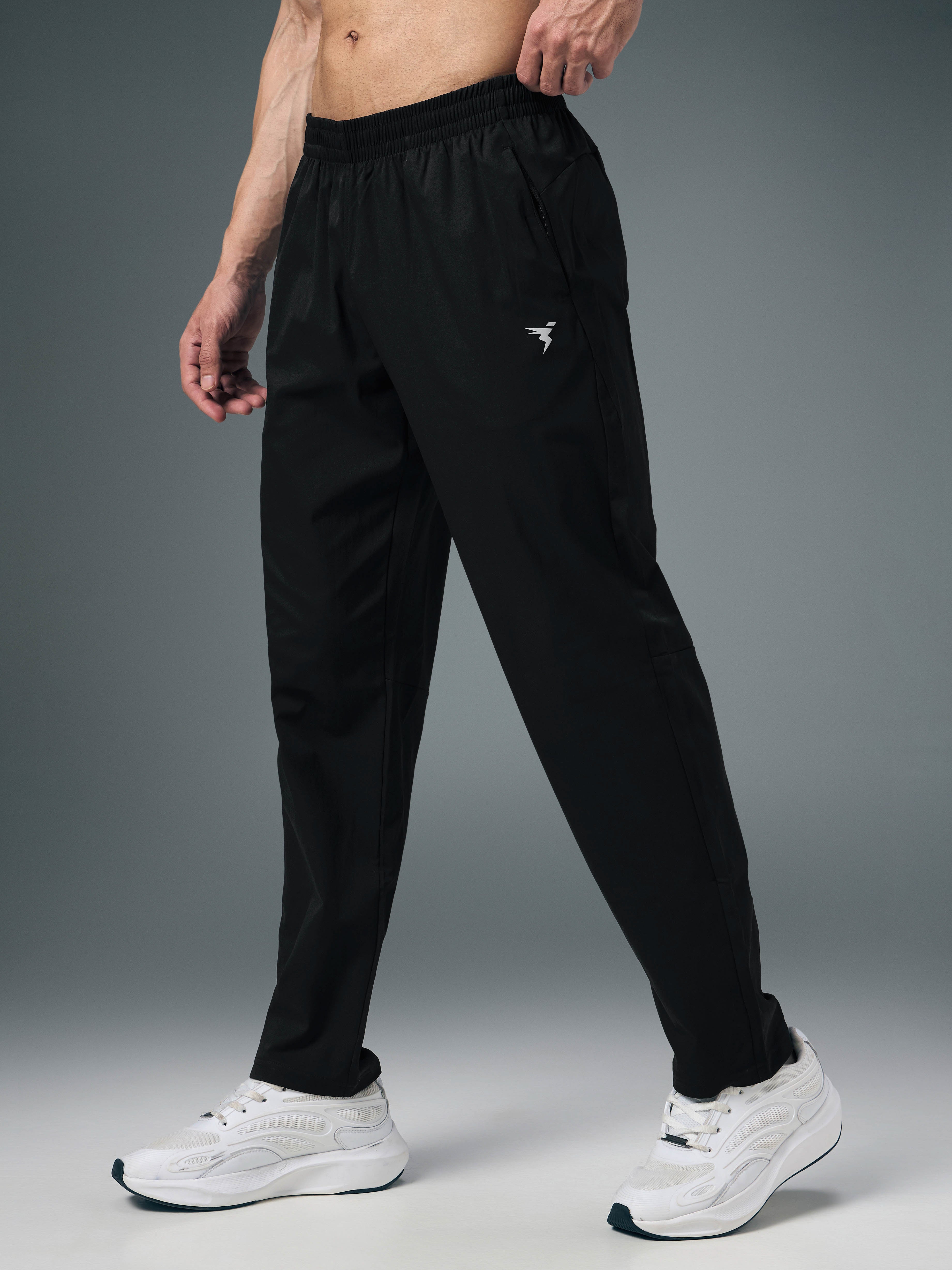Technosport  Regular Fit Trackpant (TS Flexi) - OR229 - BLACK