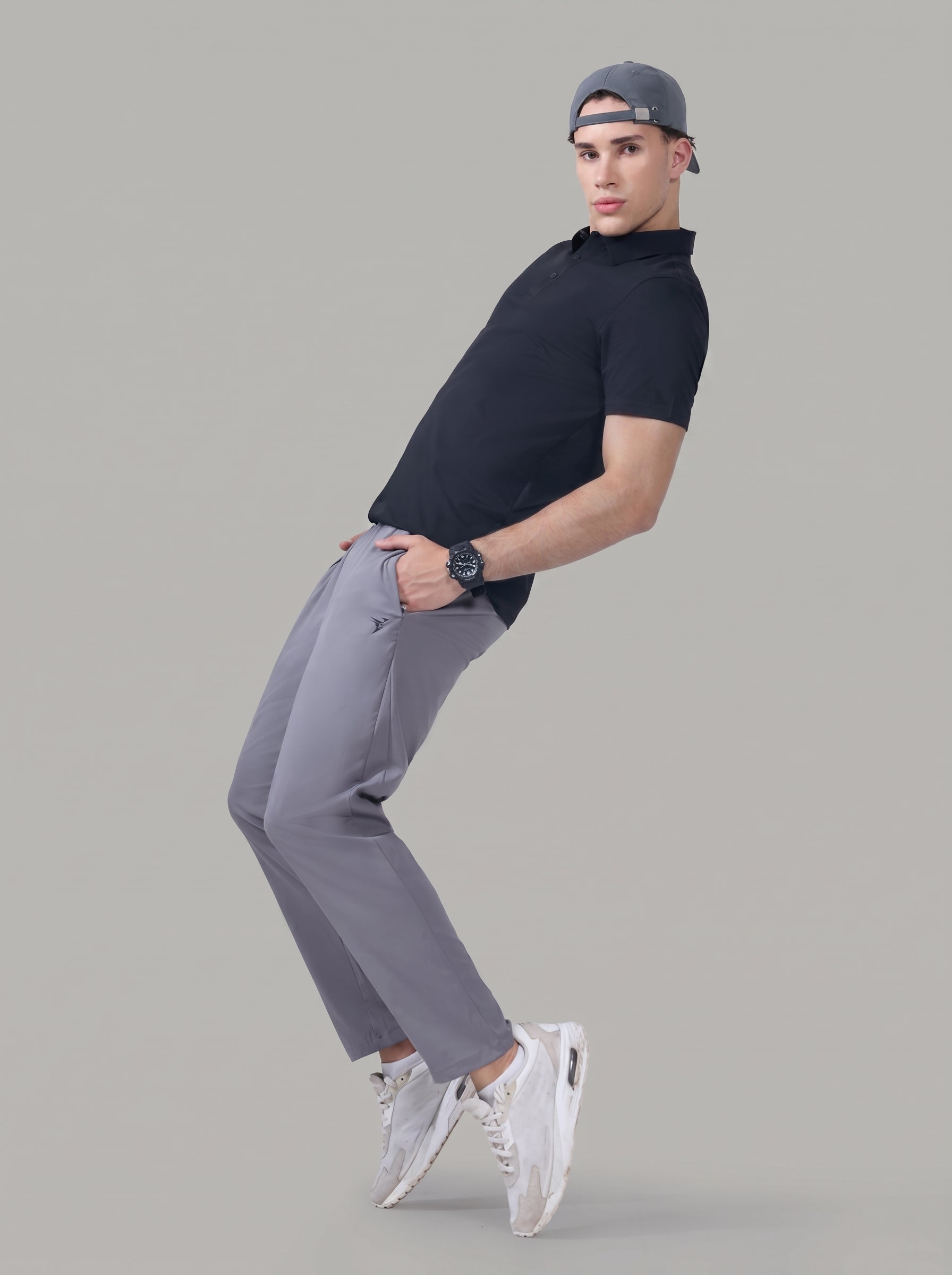 Technosport  Regular Fit Trackpant (TS Flexi) - OR229 - LT GREY B