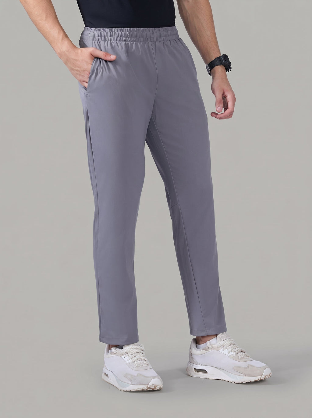 Technosport  Regular Fit Trackpant (TS Flexi) - OR229 - LT GREY B