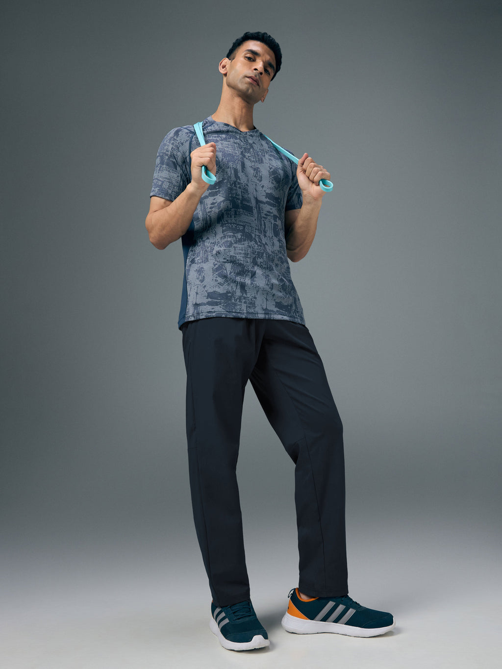 Technosport  Regular Fit Trackpant (TS Flexi) - OR229 - NAVY B