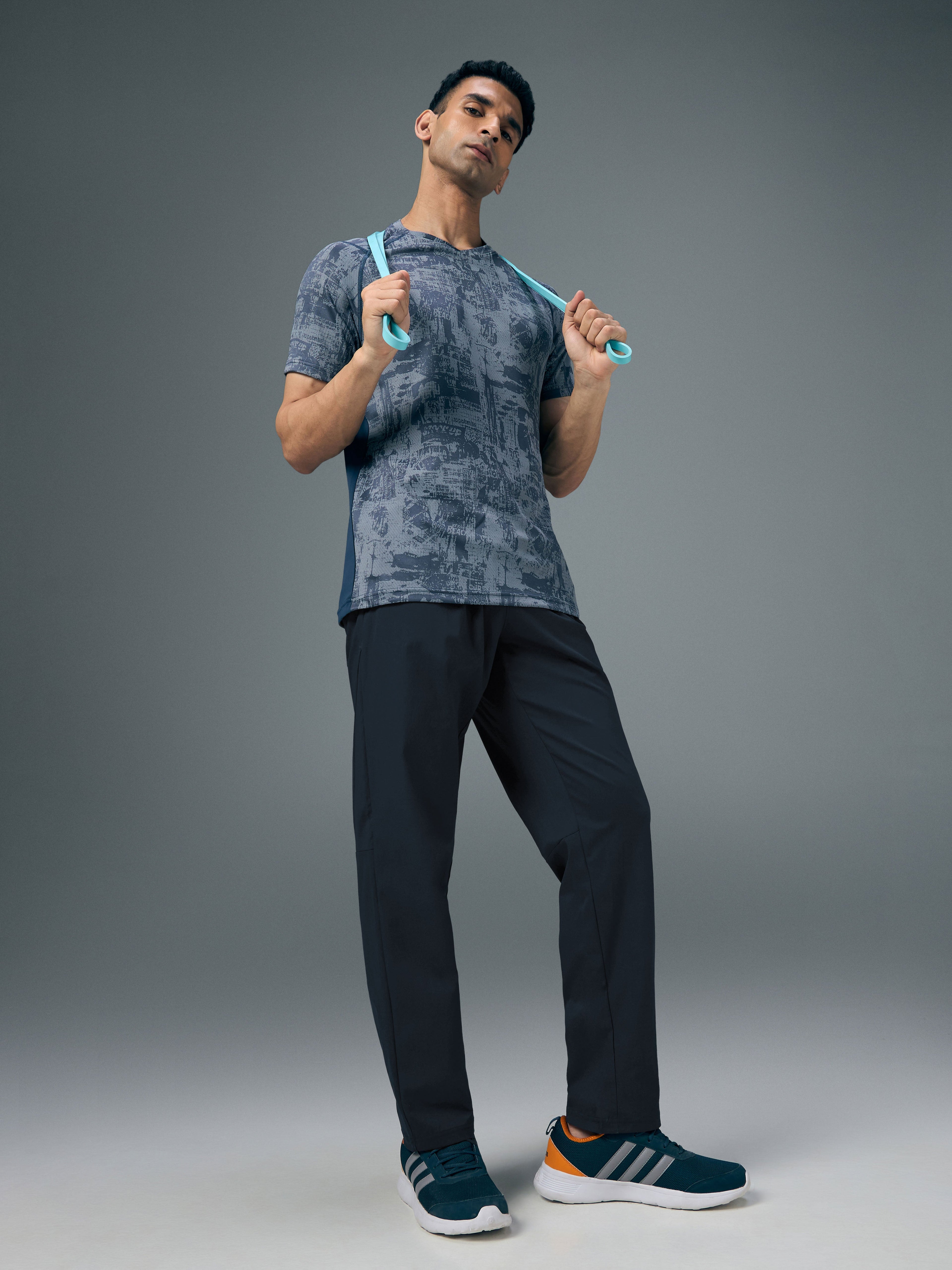 Technosport  Regular Fit Trackpant (TS Flexi) - OR229 - NAVY B