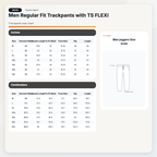 Technosport  Regular Fit Trackpant (TS Flexi) - OR229 - BLACK