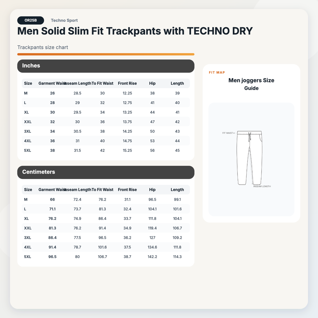 Technosport Men Trackpant - OR25B - LT GREY B