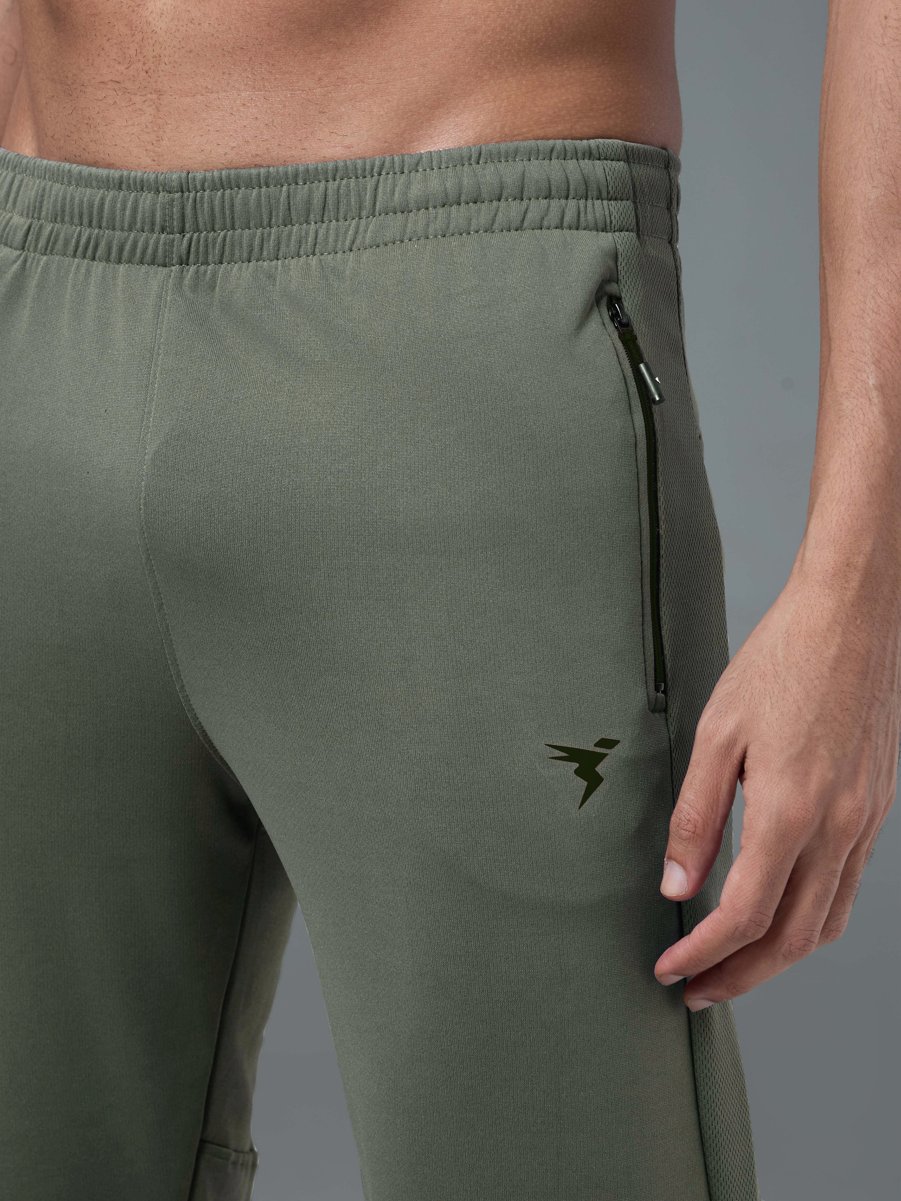 Technosport Men Trackpant - OR25B - SMOKEY OLIVE