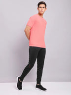 Technosport Men Slim Fit Trackpant - OR25 - BLACK