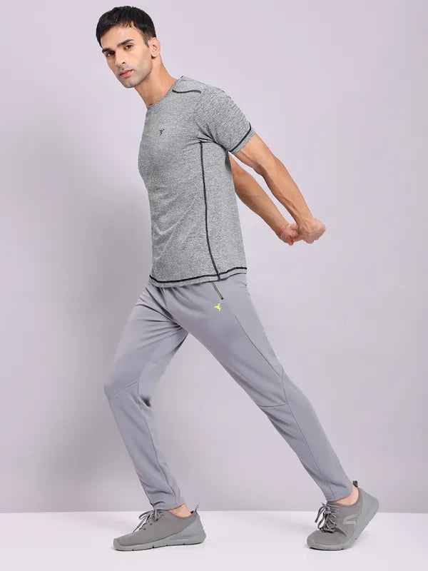 Technosport Men Slim Fit Trackpant - OR25 - LT GREY B