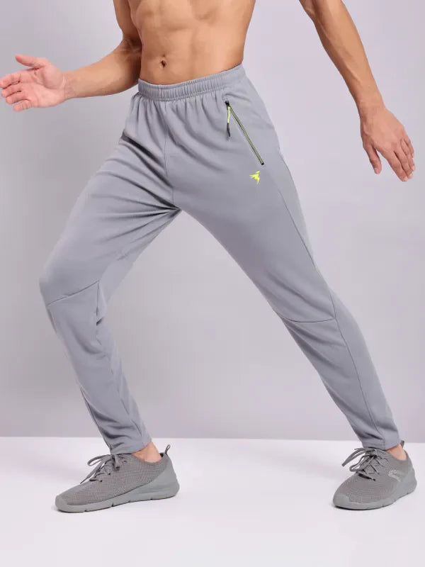 Technosport Men Slim Fit Trackpant - OR25 - LT GREY B