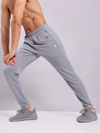 Technosport Men Slim Fit Trackpant - OR25 - LT GREY B