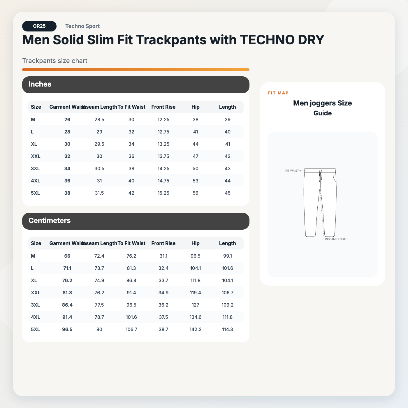 Technosport Men Slim Fit Trackpant - OR25 - BLACK OLIVE