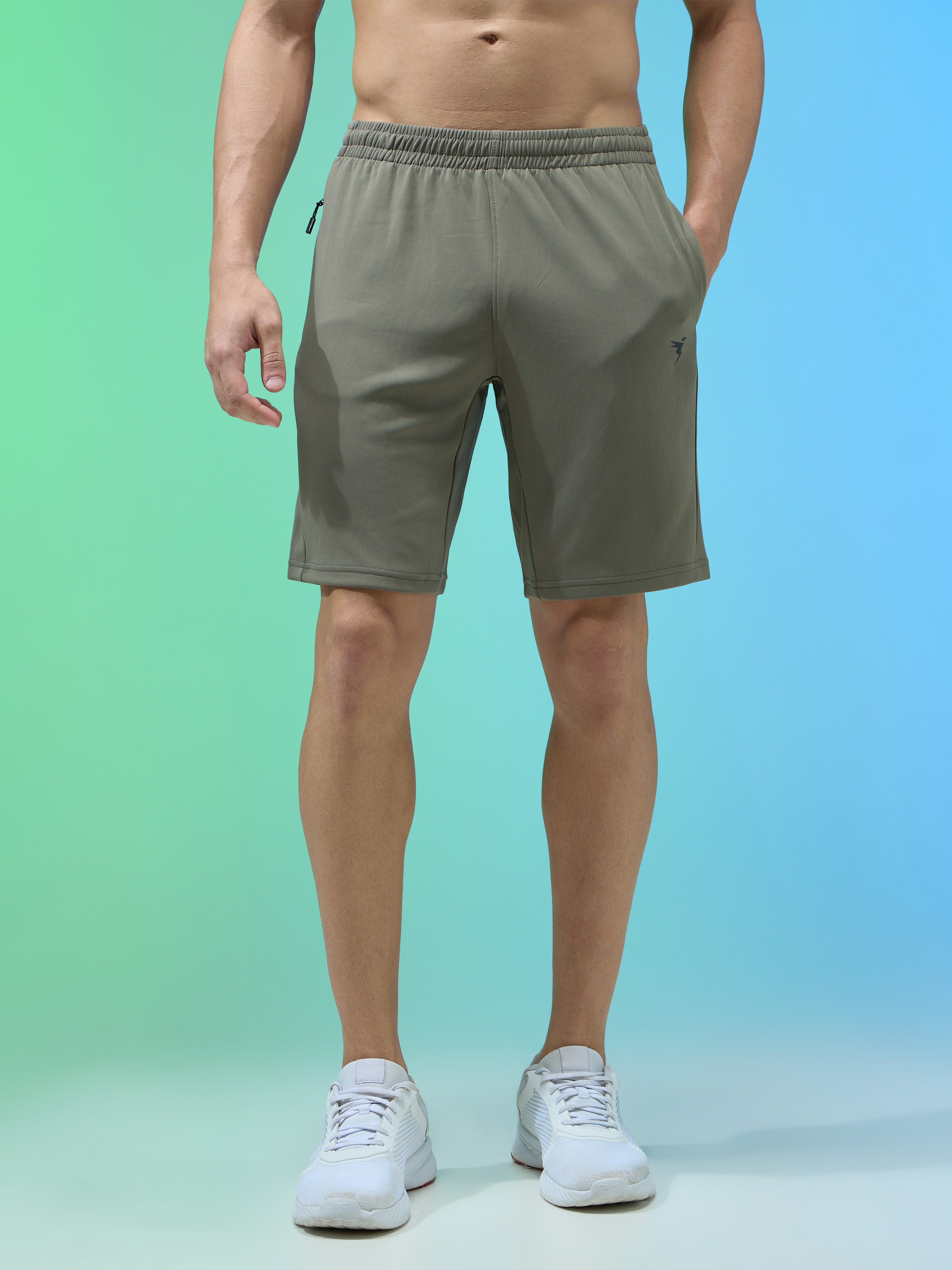 Technosport Men Shorts - OR26 - SMOKEY OLIVE