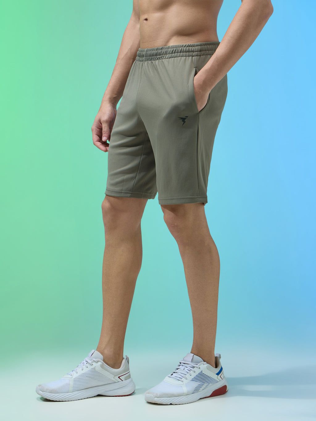 Technosport Men Shorts - OR26 - SMOKEY OLIVE