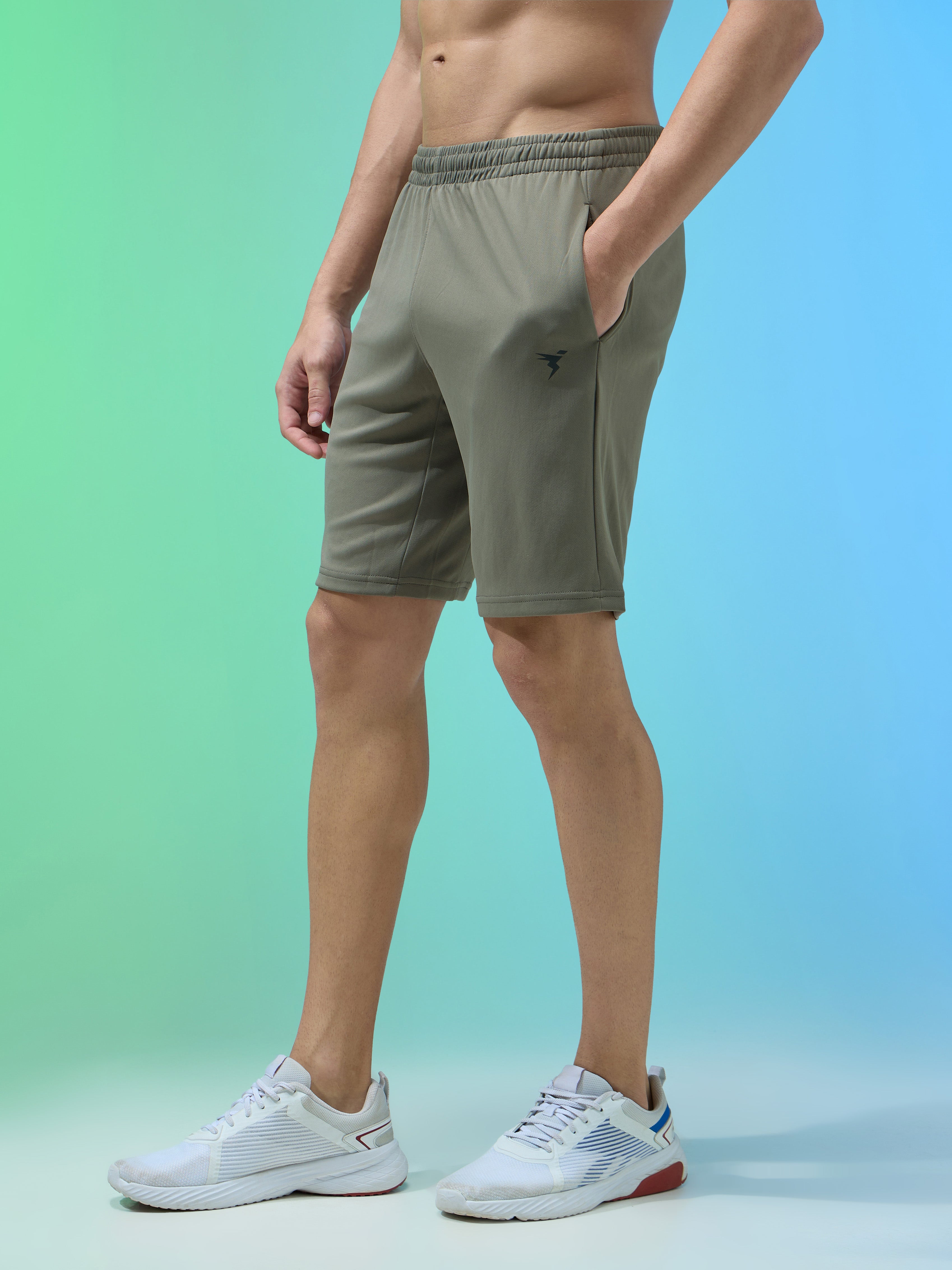 Technosport Men Shorts - OR26 - SMOKEY OLIVE