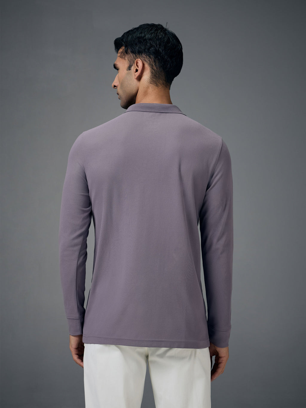 Technosport Full Sleeve Collar TShirt (Matpiq) - OR37 - GRAY RIDGE