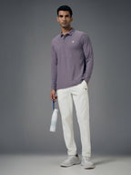 Technosport Full Sleeve Collar TShirt (Matpiq) - OR37 - GRAY RIDGE