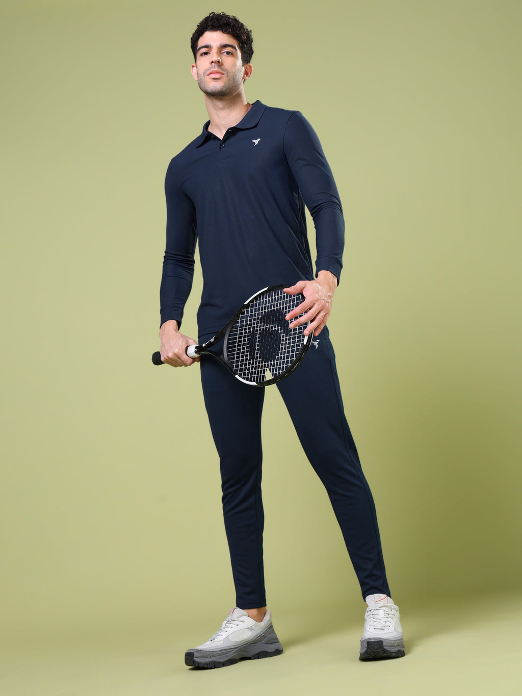 Technosport Full Sleeve Collar TShirt (Matpiq) - OR37 - NAVY B