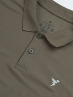 Technosport Full Sleeve Collar TShirt (Matpiq) - OR37 - SMOKEY OLIVE